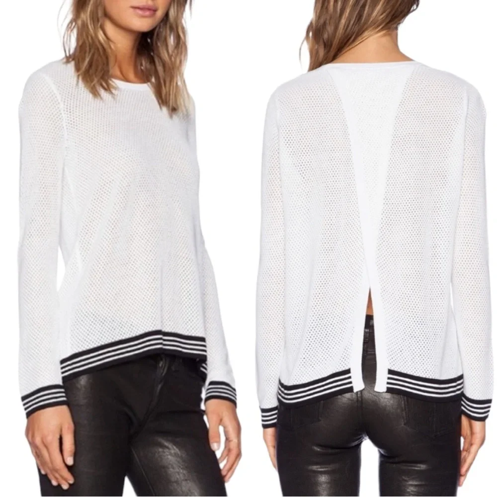RAG &‎ BONE 'Nikki' Split Back Knit Pullover Sweater. Size XS